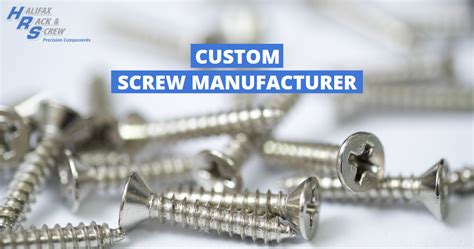 custom screw manufacturers near me